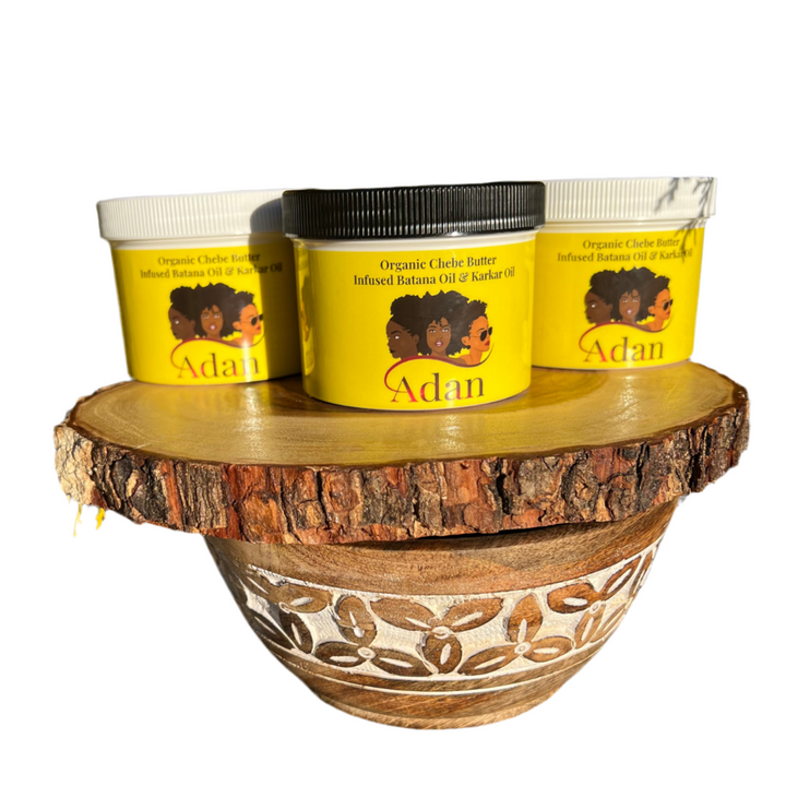 Luxurious Organic Hair Growth Butter Infused With Chebe, Karkar Oil & Batana Oil