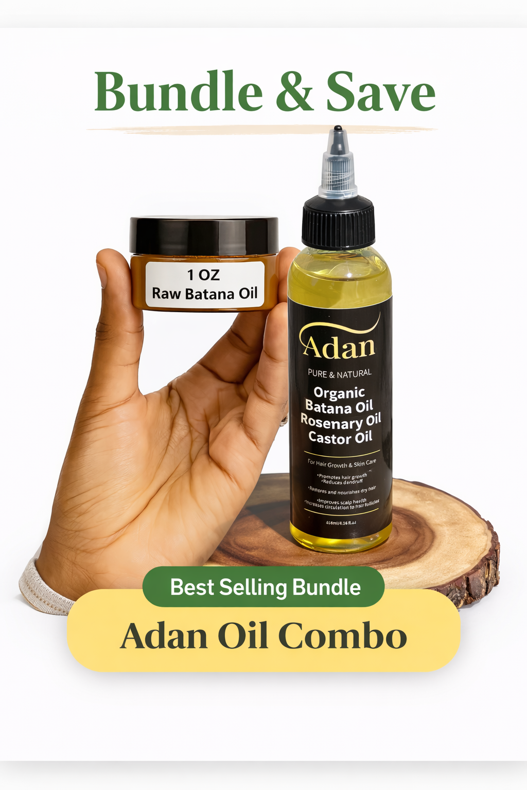 Adan Grandma’s touch up hair growth oil ( Regrow, repair oil) jumbo