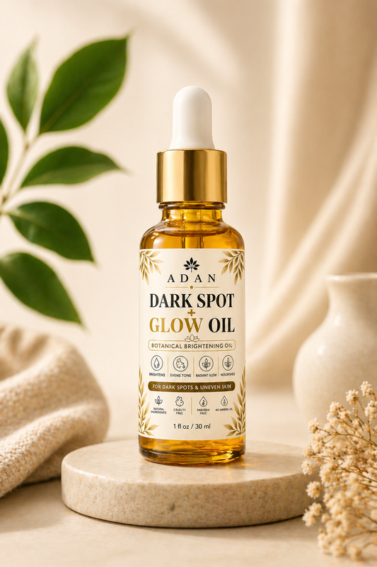 Adan Dark Spot + Glow Facial Oil | My Sister’s 20-Year Glow Secret (Fragrance free! )