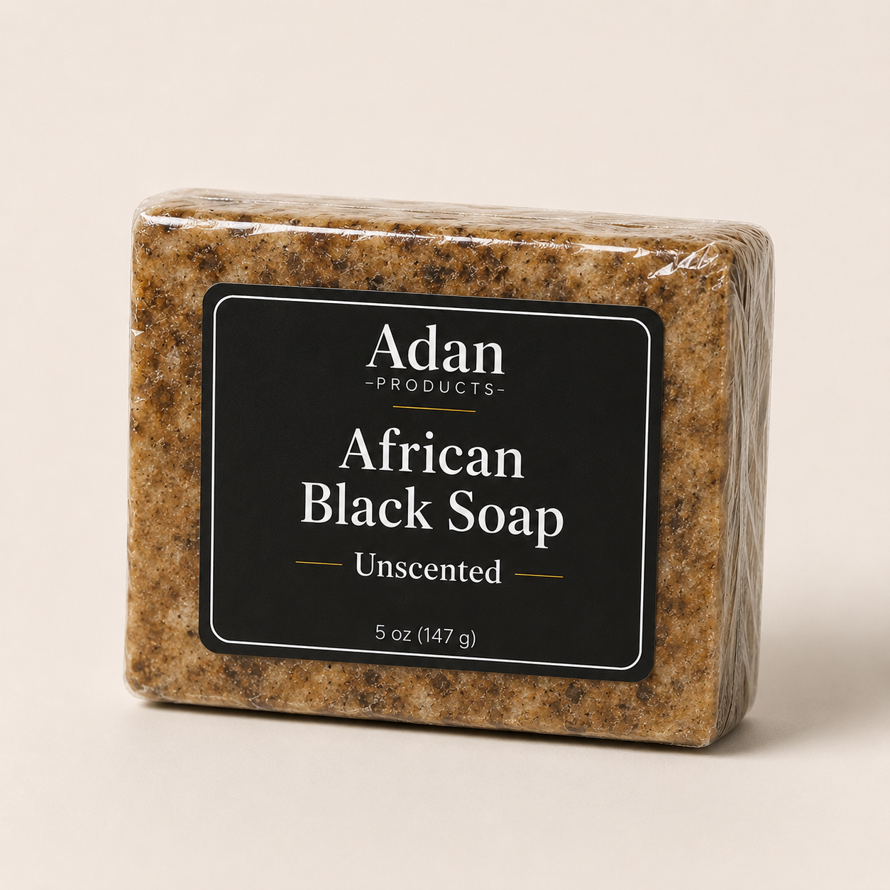 Adan African Black Soap Handmade in Nigeria  (5 oz each )