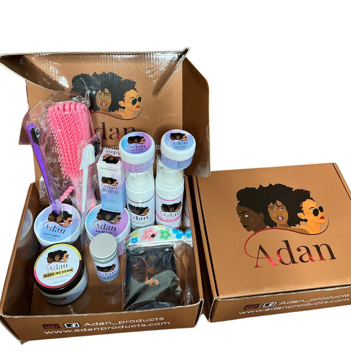 Ultimate Hair styling box For natural and Rexaled hair !!  Free shipping
