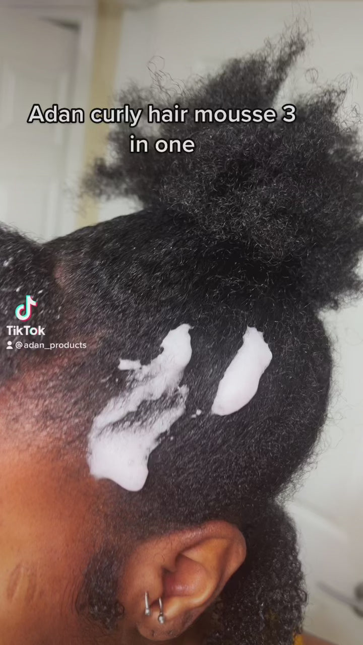 Adan Curly  Mousse 3 In One