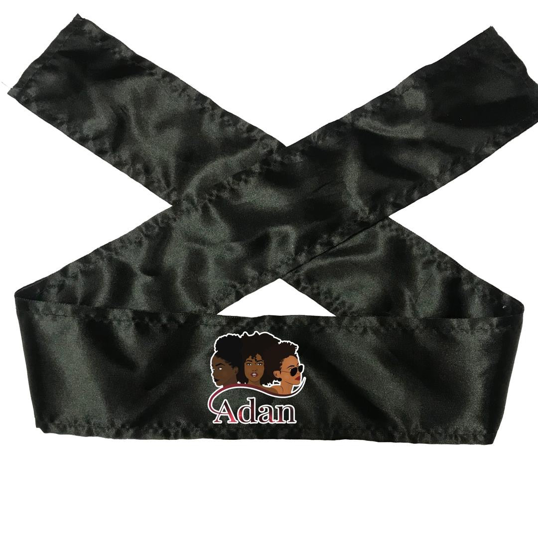 Adan  Premium Satin Scarf (sleek edges solution)