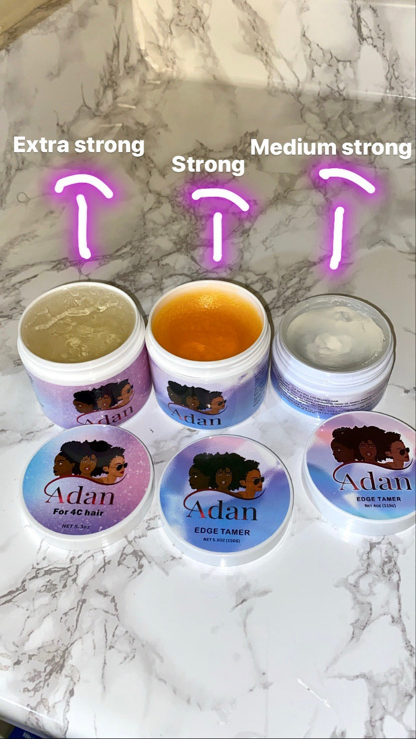 Adan Edge control . Extra Strong Hold. (brush not included) Big jar (5.3oz)