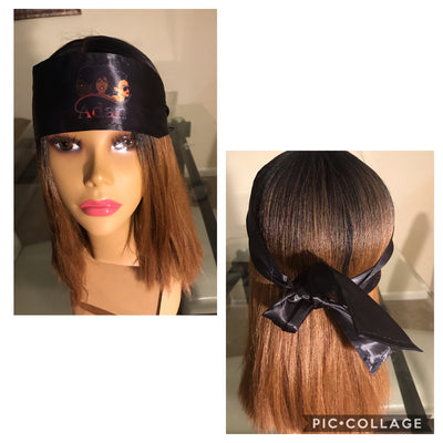 Adan  Premium Satin Scarf (sleek edges solution)