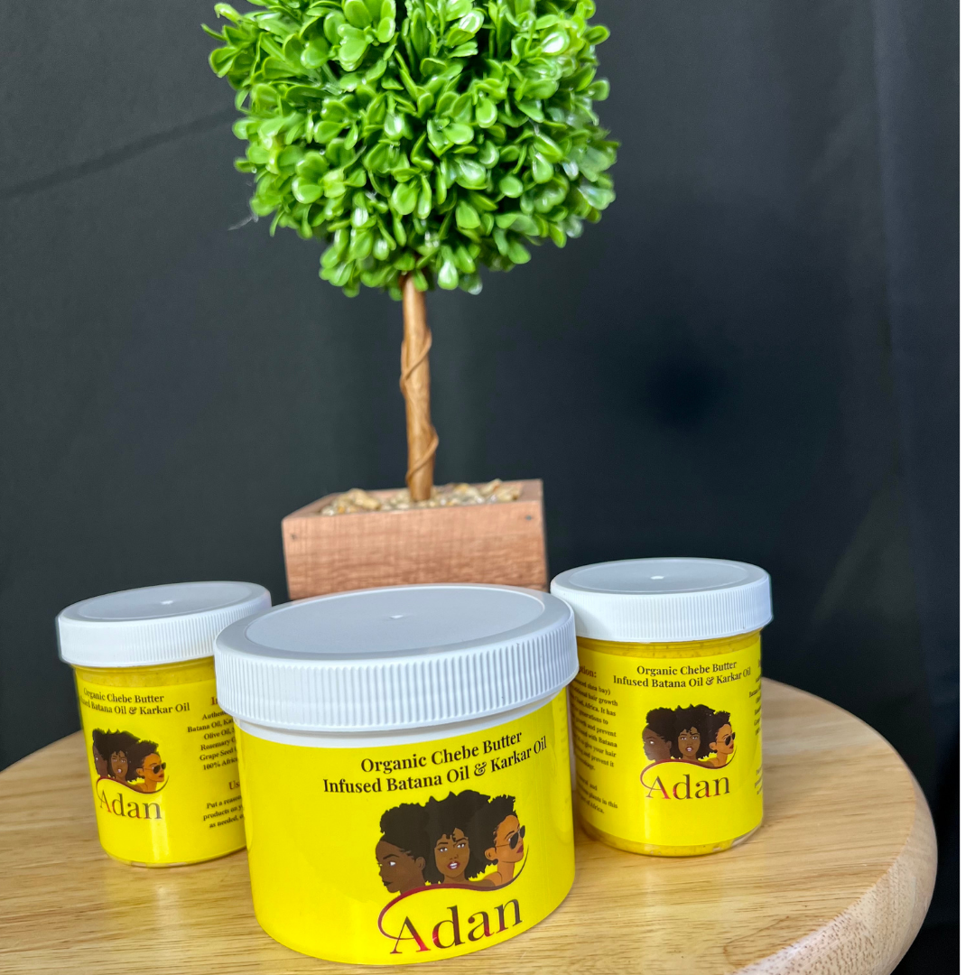 Luxurious Organic Hair Growth Butter Infused With Chebe, Karkar Oil & Batana Oil
