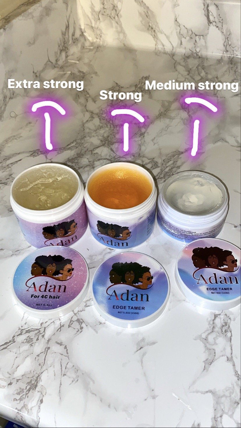 Adan Edge Control Big jar (Brush is not included). Strong 