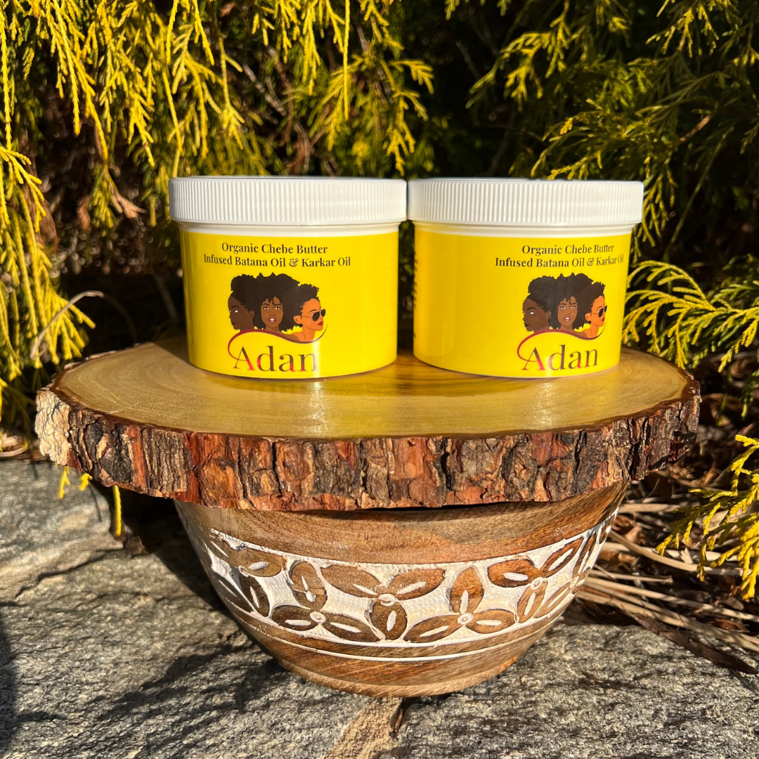 Luxurious Organic Hair Growth Butter Infused With Chebe, Karkar Oil & Batana Oil