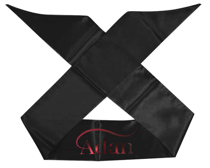 Adan  Premium Satin Scarf (sleek edges solution)