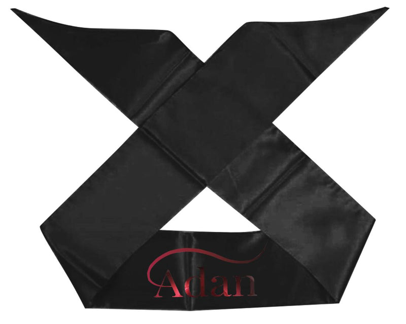 Adan  Premium Satin Scarf (sleek edges solution)